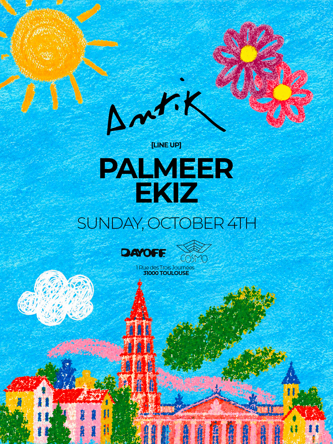Antik — Palmeer, Ekiz · Cosmo, Toulouse, 4 octobre
