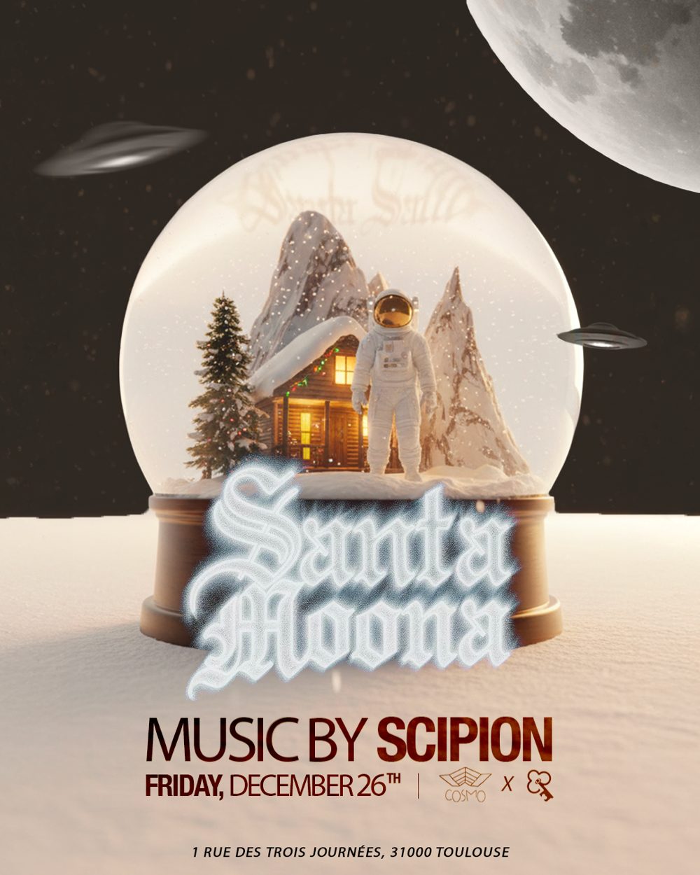 Santa Moona — music by Scipion, Cosmo Toulouse, vendredi 26 décembre 2025